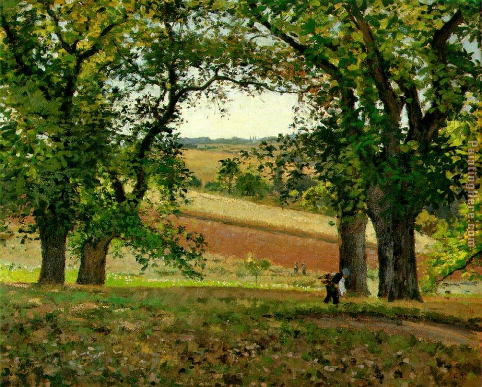 Camille Pissarro The Chestnut Trees at Osny